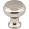 Elements 1-3/16" Diameter Satin Nickel Button Westbury Cabinet Knob 3898SN - alternate 1